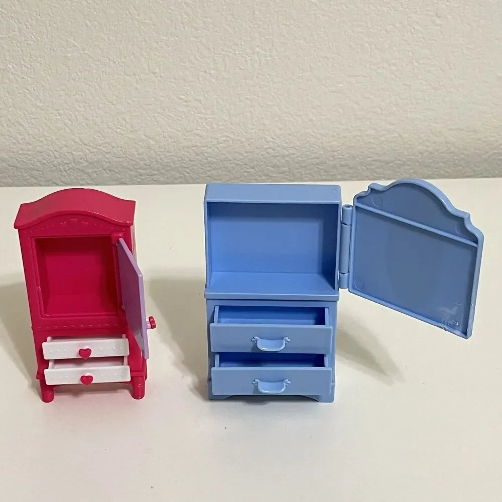 Toys R Us You & Me Happy Together Doll Figures and Dollhouse Furniture Lot FLAWS